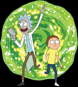 Rickand Morty Portal Adventure PNG image with transparent background