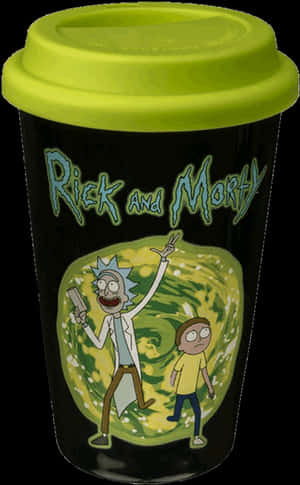 Rickand Morty Travel Mug PNG image with transparent background