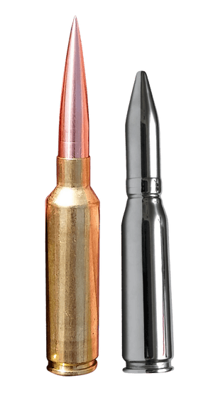 Rifle Ammunition Comparison PNG with transparent background
