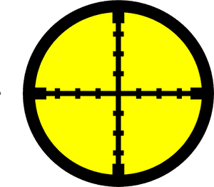 Transparent Sniper Target Png - Crosshairs Clipart, Png Download PNG