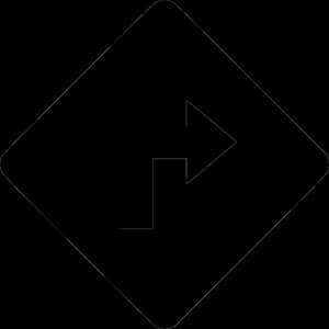 Right Arrow Sign Black Background PNG image with transparent background