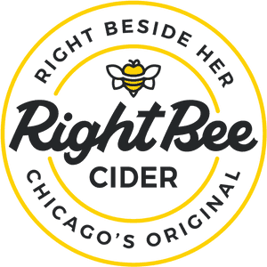 Right Bee Cider Logo Chicago PNG image with transparent background