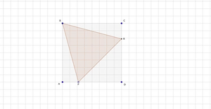 Right Triangle Reflection Grid PNG Image