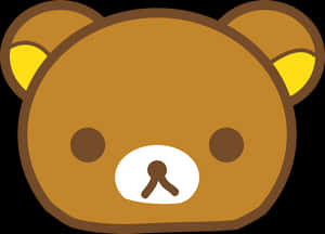 Rilakkuma Character Graphic PNG image with transparent background