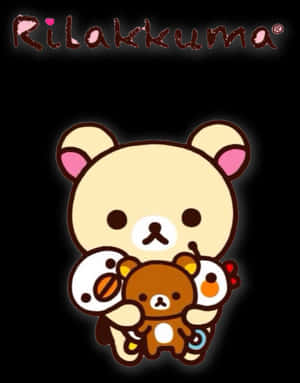 Rilakkumaand Friends Cute Illustration PNG image with transparent background