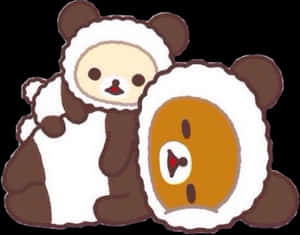 Rilakkumaand Friendsin Costumes PNG image with transparent background