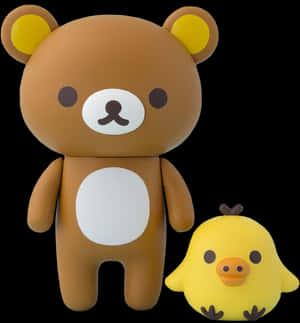 Rilakkumaand Kiiroitori Figures PNG image with transparent background