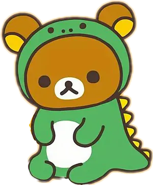 Rilakkumain Frog Costume PNG Image