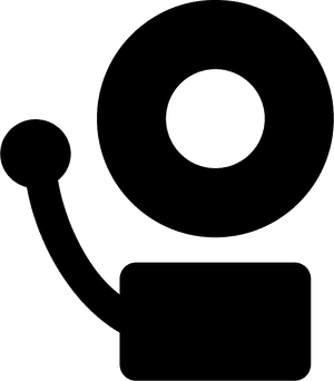 Si Glyph Fire Alarm - Circle, HD Png Download PNG with transparent background