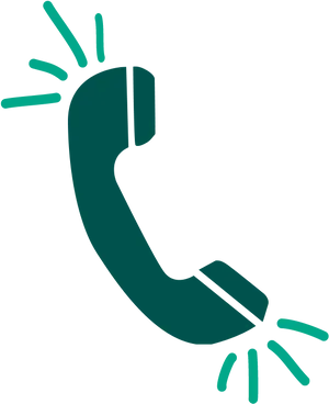 Ringing Phone Icon Graphic PNG Image