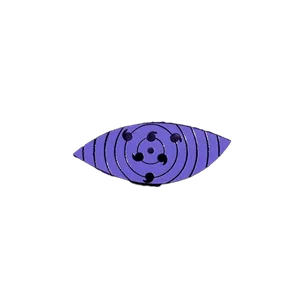 Rinnegan Eye Illustration PNG Image