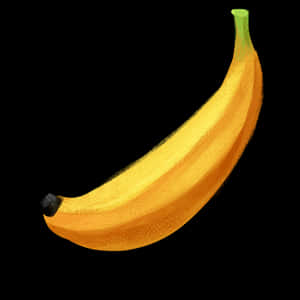 Ripe Banana Illustration PNG image with transparent background