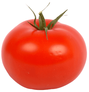 Ripe Red Tomato Single PNG image with transparent background