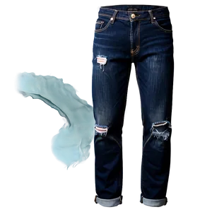 Ripped Folded Jeans Png Tuv78 PNG Image