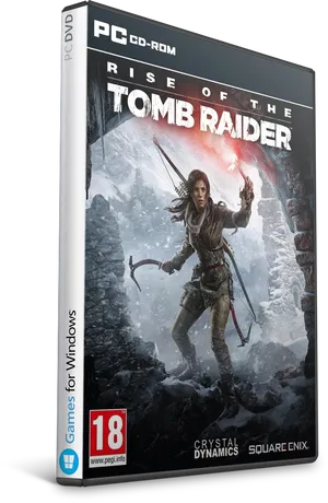 Riseofthe Tomb Raider P C Game Cover PNG Image