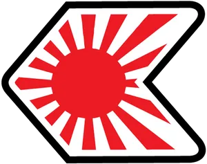 Rising Sun Design Arrow PNG Image