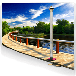 Riverside Walking Path PNG jdk70 PNG with transparent background