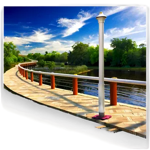 Riverside Walking Path Png Jdk70 PNG Image