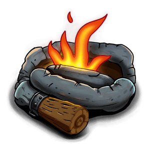 Roaring Campfire Glow PNG 05242024 PNG