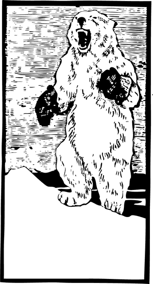 Polar Bear With Mittens Clip Arts - Polar Bear With Mittens Clipart, HD Png Download PNG with transparent background