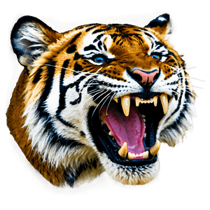 Roaring Tiger PNG 05032024 PNG image with transparent background