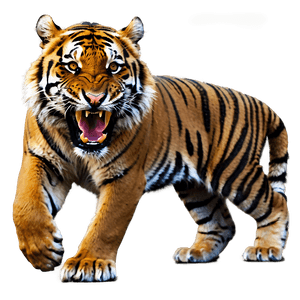 Roaring Tiger PNG wsa63 PNG image with transparent background