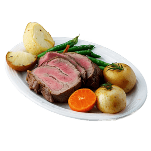 Roast Beef Dinner PNG 55 PNG with transparent background