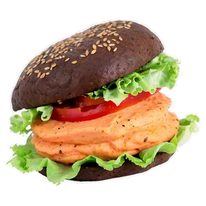 Roasted Red Pepper Hummus Burger Png 21 PNG Image