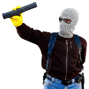 Robber With Burglar Tools Png 06212024 PNG Image