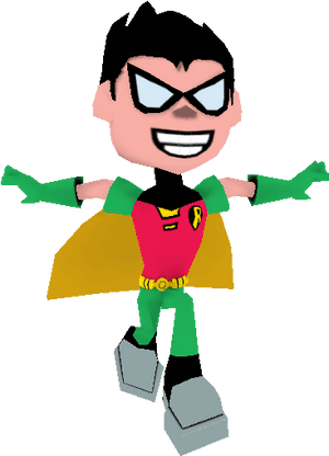 Roblox Animated Character Robin Costume PNG image with transparent background