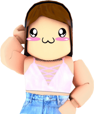 Roblox Avatar Cute Expression.png PNG image with transparent background