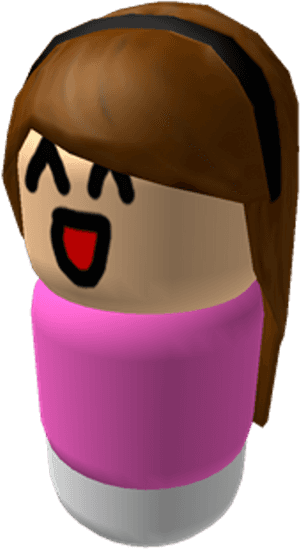 Roblox Character Happy Face PNG image with transparent background