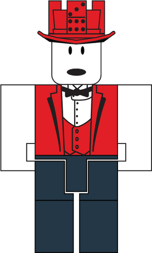 Roblox Characterin Formal Attire PNG image with transparent background