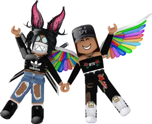 Roblox_ Characters_ Celebration_ Pose PNG Image