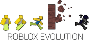 Roblox Evolution Graphic PNG image with transparent background