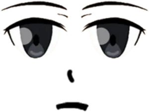 Roblox Face Closeup PNG Image