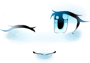 Roblox Face Glowing Eyes Smiling PNG Image