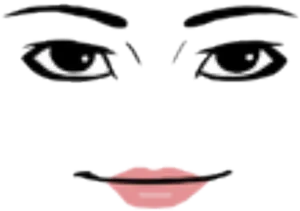 Roblox Face Graphic PNG Image