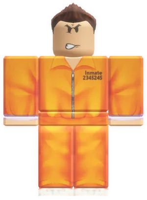 Roblox Inmate Figure PNG Image