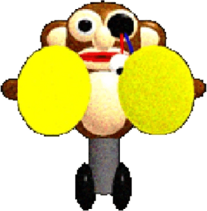 Roblox Meme Characterwith Cymbals PNG image with transparent background