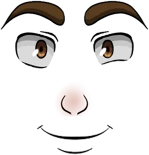 Roblox Mysterious Face PNG Image