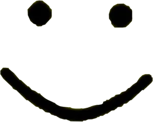 Roblox Smiling Face Graphic PNG Image