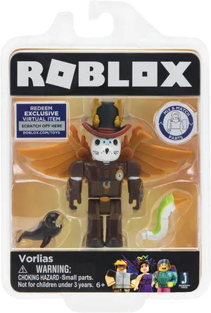 Roblox Vorlias Action Figure Packaging PNG Image