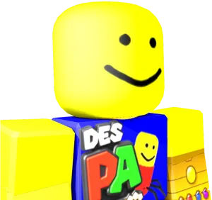 Roblox Yellow Smiley Face PNG Image