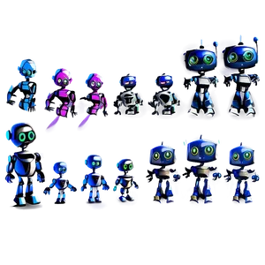 Robot Characters Png Jta73 PNG Image