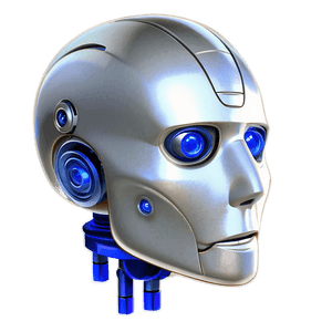Robot Head Blueprint PNG vje PNG