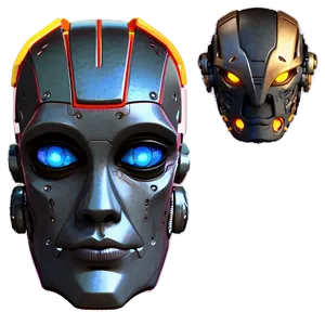 Robot Head Design Png Thd PNG Image