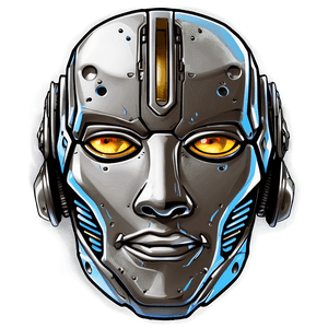 Robot Head Sketch PNG vin77 PNG