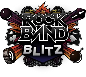 Rock Band Blitz Logo PNG Image