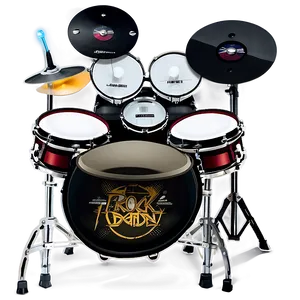 Rock Band Drum Kit Png Kwh PNG Image